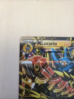 M Lucario EX Holo Mega Card 55/111 XY-Furious Fists - Image 3