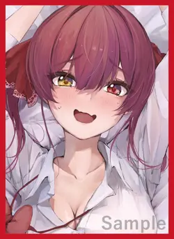 VTuber hololive Houshou Marine doujin Card Sleeve Protector - Image 1