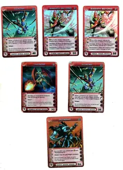 Chaotic lot #078. Lot of 6 Super Rare creature cards. All Underworld - Image 1