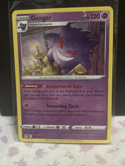 Gengar 066/196 Theme Deck Exclusive Lost Origin Pokemon Card Promo 66/196 spooky - Image 1