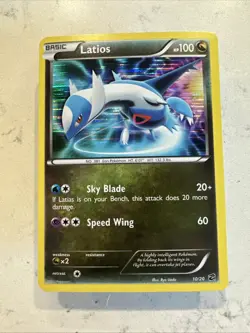 Pokemon Latios Dragon Vault 10/20 Holo Promo TCG Card - Image 1