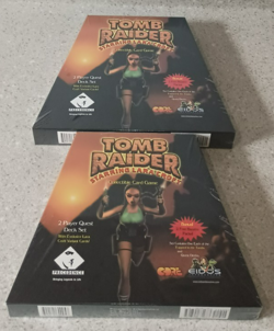 TOMB RAIDER COLLECTIBLE CARD GAME Starring Lara Croft Factory Sealed 2 Pack Box - Image 1