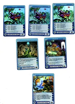 Chaotic lot #077. Lot of 12 Super Rare creature cards. All Overworld - Image 1