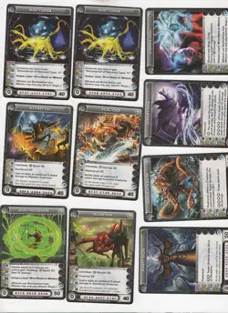 Chaotic lot #060. Lot of 10 M'arrillian creature cards. - Image 1
