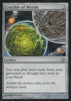 MTG English Crucible of Worlds NM Normal Fifth Dawn - Image 1