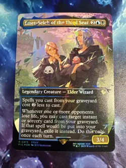 Emet-Selch of the Third Seat (Borderless) (Chocobo Track Foil) Commander: Final - Image 1