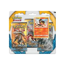 Pokemon Sun & Moon Base Set Triple Blister Pack *Factory Sealed* - Image 1