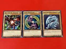 Blue-Eyes White Dragon SDK Art + Dark Magician + Red-Eyes B. Dragon | YuGiOh! - Image 1