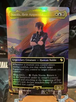 MTG | Noctis, Heir Apparent ✨FOIL✨ [FINAL FANTASY Scene] - Image 1