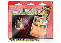🔥(6) Pokemon Ascended Heroes Tech Sticker Collection - Charmander [SEALED]🔥 - Image 1
