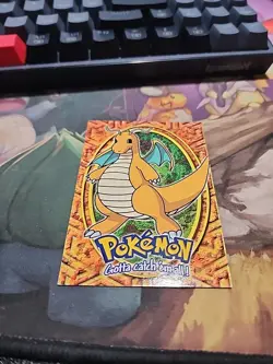 Pokemon Topps Dragonite Blue Label 1999 149 E12 of 12 Non Holo - Image 1
