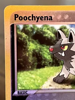 Poochyena 63/109 Ex Ruby and Sapphire Reverse Holo Pokemon TCG LP - Image 2