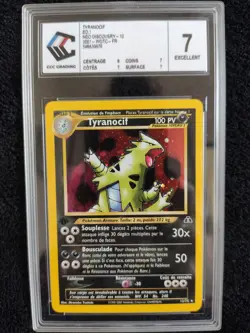 ⭐ Carte Pokemon Tyranocif Edition 1 HOLO 12/75 Neo Discovery | POP 2 ! | CCC 7 ⭐ - Image 1