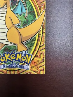 Pokemon Topps TV Animation Edition Dragonite Card E12 Of E12 Blue Logo - Image 5