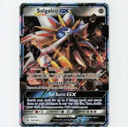 Solgaleo GX 89/149 Pokemon SM Sun & Moon Half Art Card Jumbo - Image 1