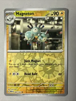 Pokemon TCG * Scarlet & Violet 151 * 082/165 Magneton U * REVERSE HOLO * NM - Image 1