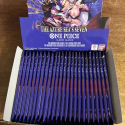 One Piece TCG (OP-14) The Azure Sea's Seven Booster Packs - English - Lot of 6 - Image 1