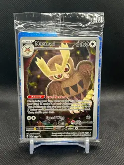Noctowl - 141 (Pokemon Center Exclusive) Scarlet & Violet Promo Card Sealed - Image 1