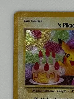 Pokemon TCG Birthday Pikachu Holo Rare Celebrations Card Mint Condition - Image 3