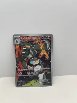 Pokemon TCG Team Rockets Houndoom Illustration Rare Card 191/182 Destined Rivals - Image 1