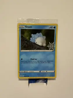 POKEMON TCG HOLIDAY ADVENT CALENDAR PROMO CARD SNOM 84/264 SNOWFLAKE SEALED - Image 1