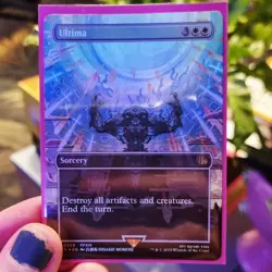 Ultima full art borderless foil - Final Fantasy MTG near mint 0328 - Image 1