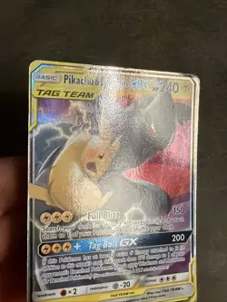 Pokemon Pikachu & Zekrom GX 33/181 SM-Team Up Ultra Rare Foil 240HP Card - Image 2