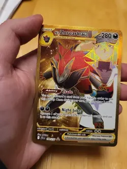 Pokemon TCG Journey Together Gold N's Zoroark EX Holo Ultra Rare 189/159 NM - Image 1