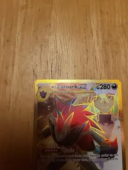 Pokemon TCG Journey Together Gold N's Zoroark EX Holo Ultra Rare 189/159 NM - Image 3