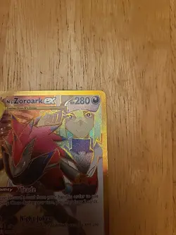 Pokemon TCG Journey Together Gold N's Zoroark EX Holo Ultra Rare 189/159 NM - Image 4