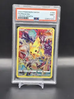 Pikachu 160 Secret Rare Pokemon Sword & Shield Crown Zenith MINT PSA 9 - Image 1