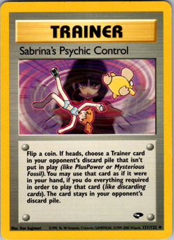 Sabrina’s Psychic Control 121/132 - Pokemon Gym Challenge - Image 1