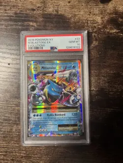 2016 Pokemon XY Evolutions M Blastoise EX Holo #22/108 PSA 10 - Image 1