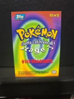 Dragonite #149 E12/12 Non Holo 1999 Topps Pokemon Movie Light Played MP - Image 3