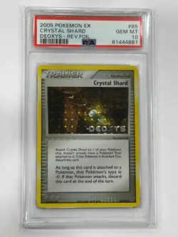 2005 Pokemon EX Deoxys - Crystal Shard Rev.Foil #85 PSA 10 GEM MT - Image 1