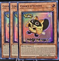 3x CookyYummy - JUSH-EN017 - Ultra Rare - 1st Ed - NM - Yugioh - Image 1