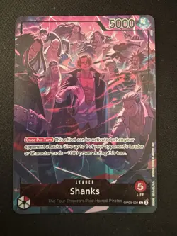 One Piece TCG Shanks Leader OP09-001 English - 2nd anniversary - Image 1