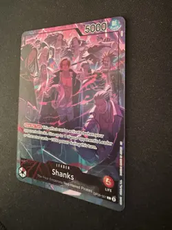 One Piece TCG Shanks Leader OP09-001 English - 2nd anniversary - Image 3