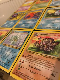 Vintage Fossil Pokemon Cards Bundle x 25 Good Condition 1999 WOTC - Image 3