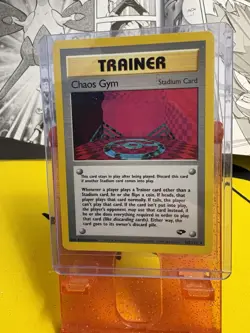 Chaos Gym 102/132 Gym Challenge 1st Ed Non Holo Trainer Pokemon Card -LP - Image 1
