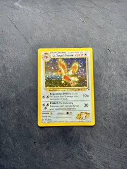 Pokemon TCG: Lt. Surges Fearow 7/132 Gym Heroes WoTC Holo Rare - FAST SHIP🚚 - Image 1