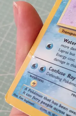 Lapras 10/62 Holo Rare: Fossil Pokemon Trading Card Game TCG English - Image 4