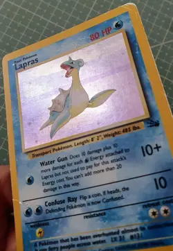 Lapras 10/62 Holo Rare: Fossil Pokemon Trading Card Game TCG English - Image 5