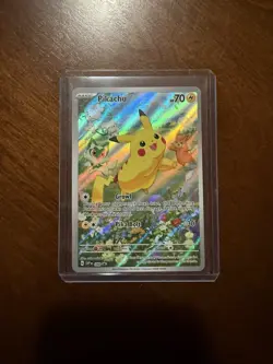 Pikachu Scarlett & Violet Black Star Promo 088 Illustration Holo Rare Pokemon - Image 1