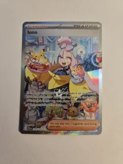 Pokemon Iono 269/193 Sv02: Paldea Evolved Holo Full Art Special Illustration Ra. - Image 1