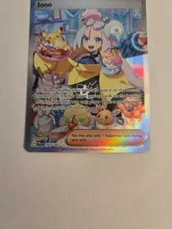 Pokemon Iono 269/193 Sv02: Paldea Evolved Holo Full Art Special Illustration Ra. - Image 3