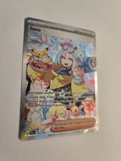 Pokemon Iono 269/193 Sv02: Paldea Evolved Holo Full Art Special Illustration Ra. - Image 4