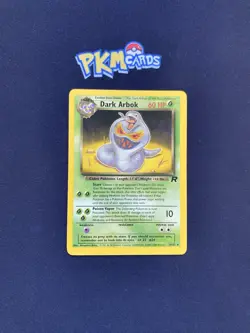 Pokemon TCG Dark Arbok Team Rocket 19/82 Regular Rare LP. - Image 1
