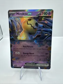 Mimikyu ex SVP 004 Black Star Promo Scarlet And Violet Pokemon Card - Image 1