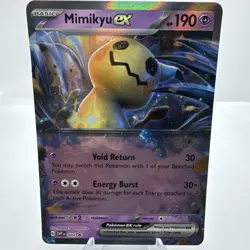 Mimikyu ex SVP 004 Black Star Promo Scarlet And Violet Pokemon Card - Image 2